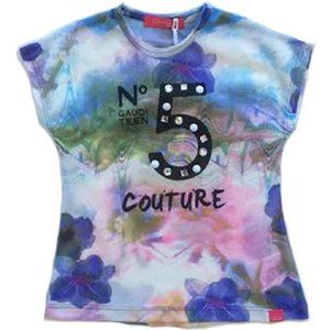 Gaudi Little Girl's Tee Shirt No5 Multi Size